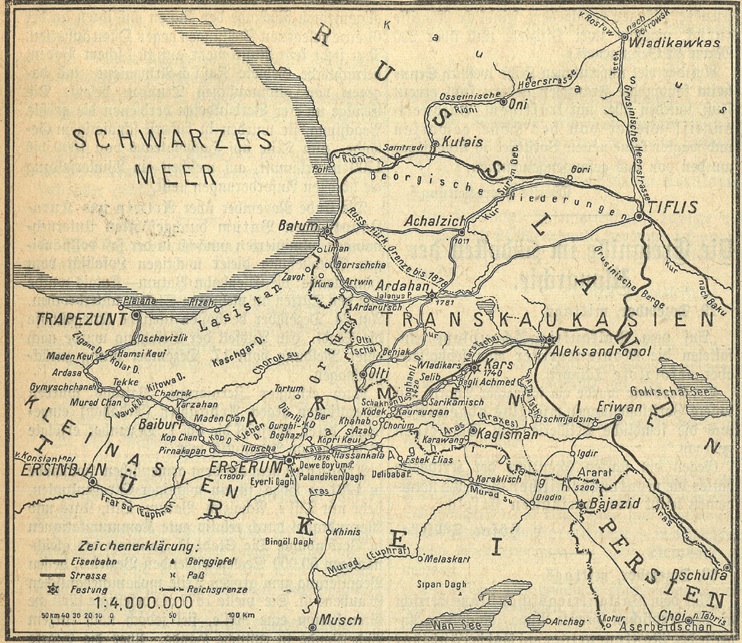 caucasus rail map 1915 ile ilgili gÃ¶rsel sonucu